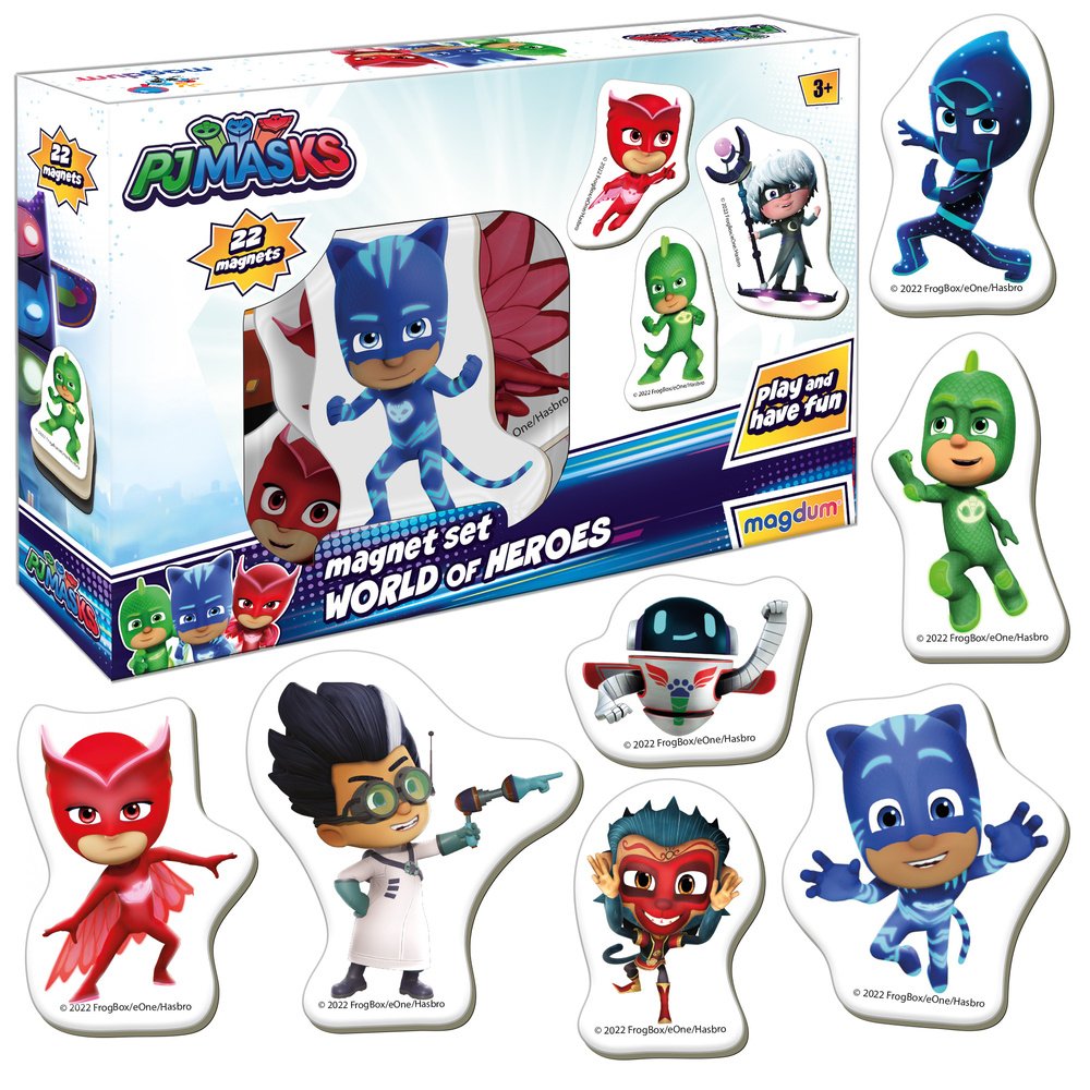 Pajamas Masks magnetų rinkinys Pajamas Masks magnetų rinkinys