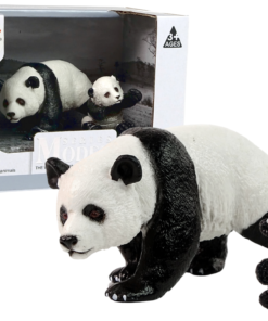 Pandos figūrėlių rinkinys – suaugusi panda ir jauniklis