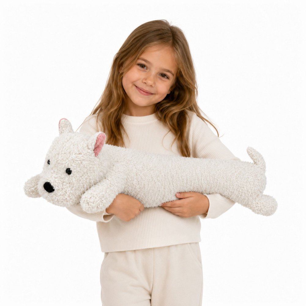 Pliušinis West Highland šuniukas – 90 cm
