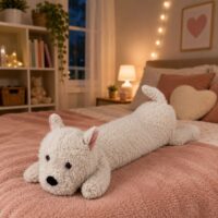 Pliušinis West Highland šuniukas – 90 cm