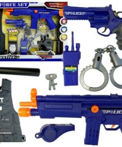 Policijos žaidimų rinkinys su M4 šautuvu ir .357 revolveriu