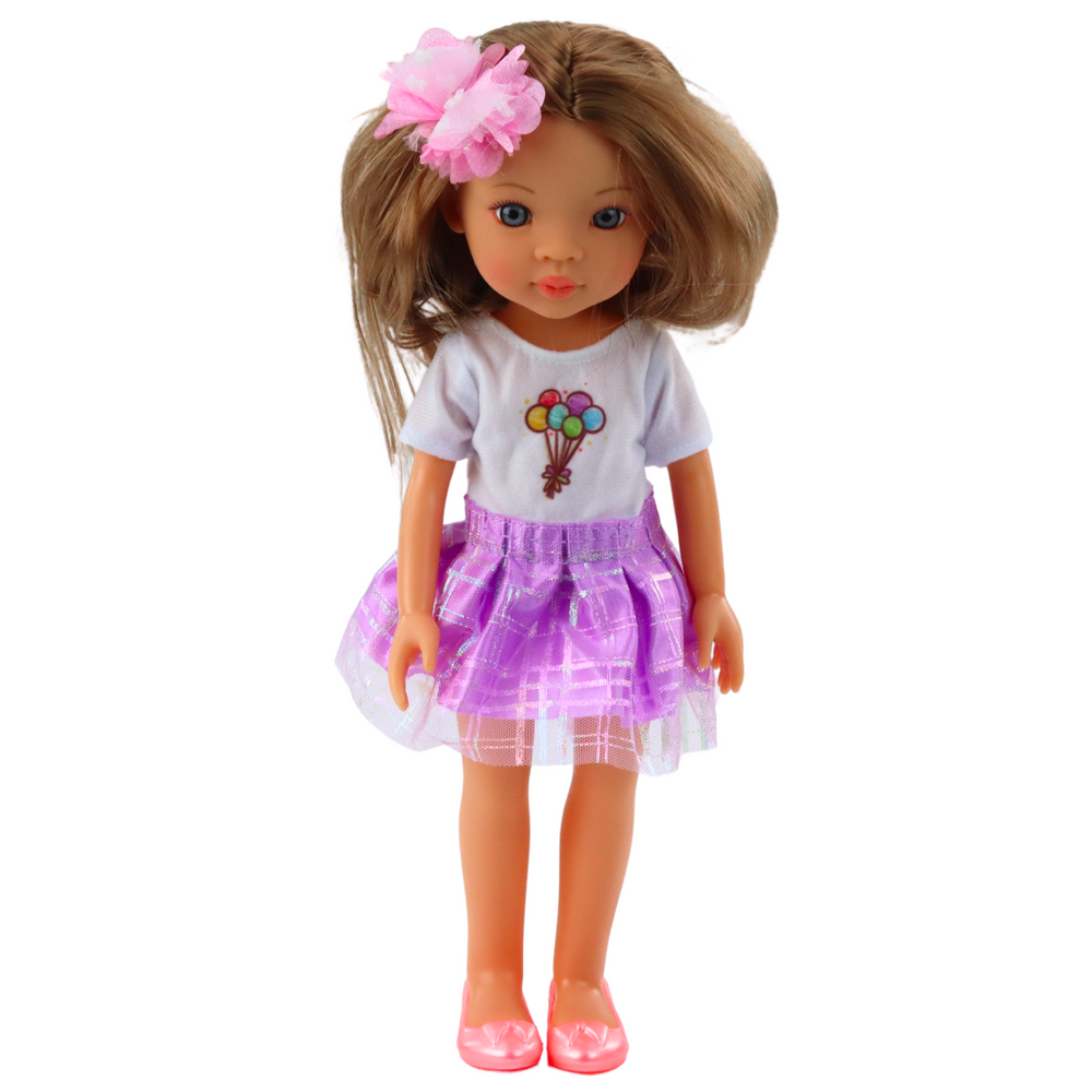 Pretty Girl lėlė – violetinis sijonas 32 cm