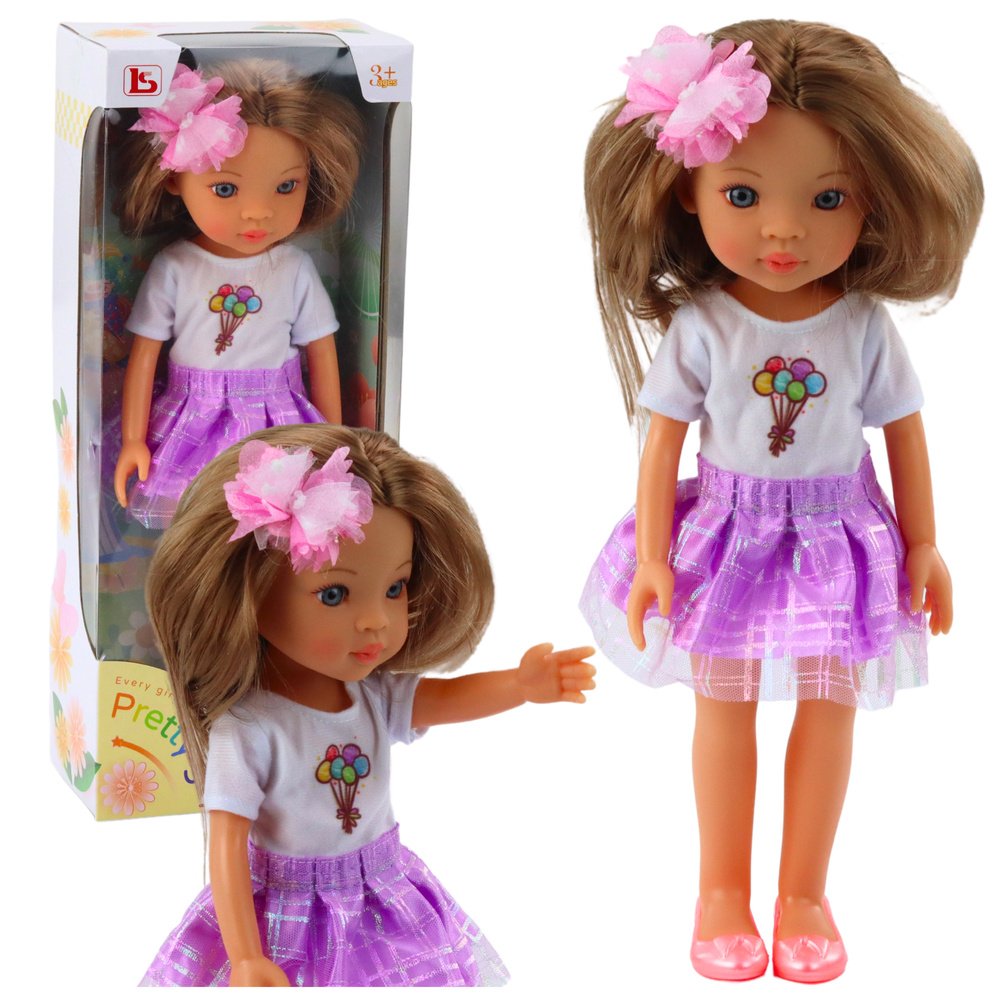 Pretty Girl lėlė – violetinis sijonas 32 cm
