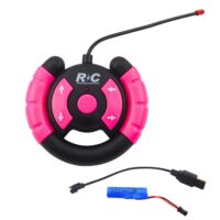 RC bekelės automobilis su 2 lėlėmis