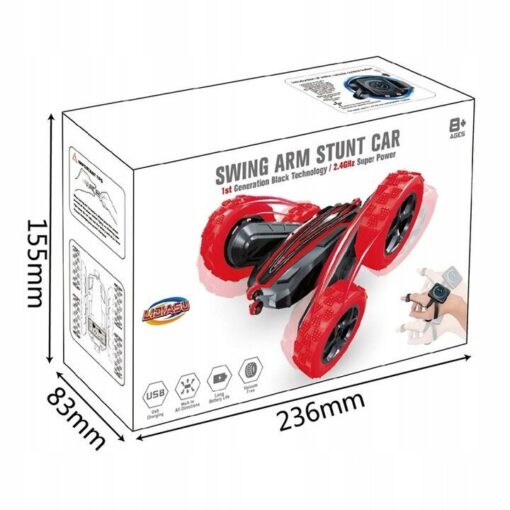 RC kaskadinis automobilis „Twister“ su nuotoliniu ir gestų valdymu