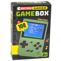 Retro elektroninė žaidimų konsolė su 108 žaidimais