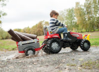 Rolly Toys RollyJunior RT pedalinis traktorius su priekaba vaikams