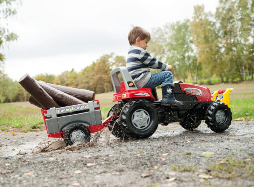 Rolly Toys RollyJunior RT pedalinis traktorius su priekaba vaikams