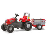 Rolly Toys RollyJunior RT pedalinis traktorius su priekaba vaikams
