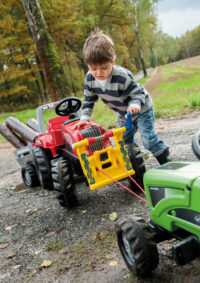 Rolly Toys RollyJunior RT pedalinis traktorius su priekaba vaikams