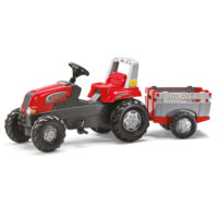 Rolly Toys RollyJunior RT pedalinis traktorius su priekaba vaikams