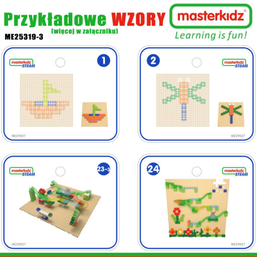 STEM Masterkidz edukacinis stalas + 359 elementai