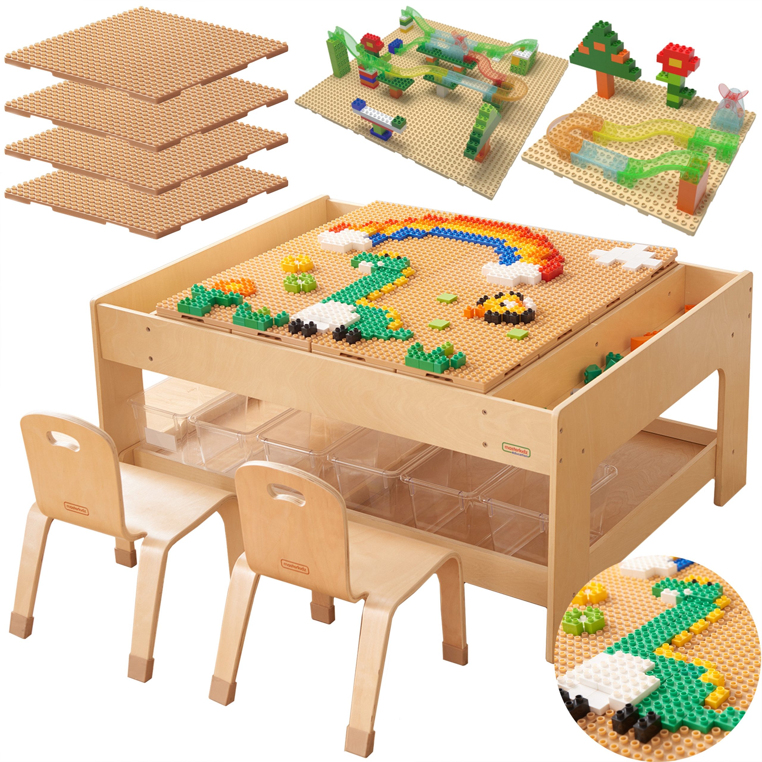 STEM Masterkidz edukacinis stalas + 359 elementai