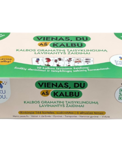 Kalbą lavinanti priemonė „Vienas, du – aš kalbu“