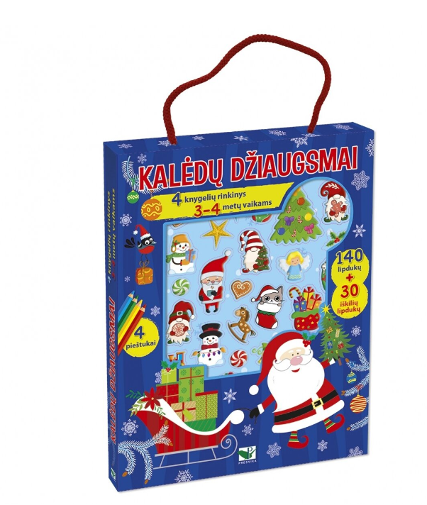 Kalėdinis rinkinys „Kalėdų džiaugsmai“ – 3–4 metų vaikams