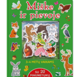 „Miške ir pievoje“ – interaktyvi knygelė su 20 magnetukų