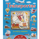 „Transportas“ – interaktyvi knygelė su 20 magnetukų