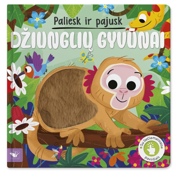 „Paliesk ir pajusk. Džiunglių gyvūnai“
