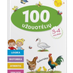 „100 užduotėlių 3–4 metų vaikams“ – logika, motorika, atmintis, spalvos