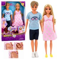 Šeimos lėlių rinkinys – nėščia mama