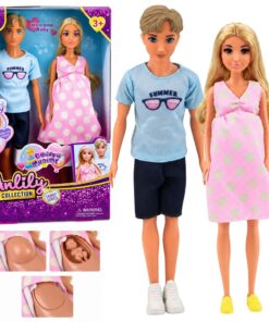Šeimos lėlių rinkinys – nėščia mama