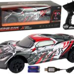 Sportinis R/C automobilis 1:8 – pilkas–baltas