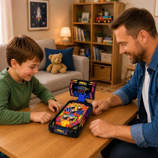 Stalo pinbolo žaidimas „Arcy Game“ su šviesomis ir garsais