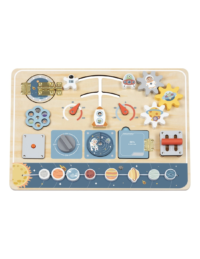 TOOKY TOY medinė Montessori edukacinė lenta „Astronautas ir kosminis laivas“