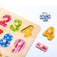 TOOKY TOY medinė skaičių ir ženklų dėlionė