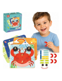 TOOKY TOY mediniai dėlionės kaladėlės