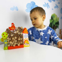TOOKY TOY medinis loginis žaidimas „Farma“ su 69 elementais