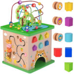Tooky Toy loginė edukacinė veiklų dėžutė su rūšiuokliu