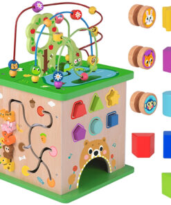 Tooky Toy loginė edukacinė veiklų dėžutė su rūšiuokliu