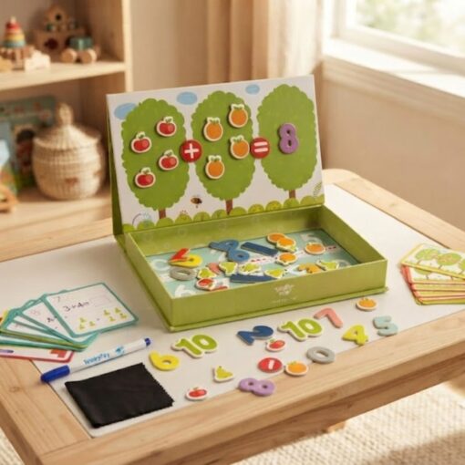 Tooky Toy magnetinė matematikos mokymosi dėžutė