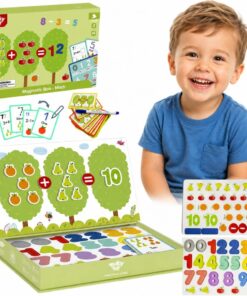 Tooky Toy magnetinė matematikos mokymosi dėžutė