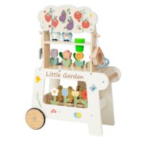 Tooky Toy medinis sodo vežimėlis–krautuvėlė