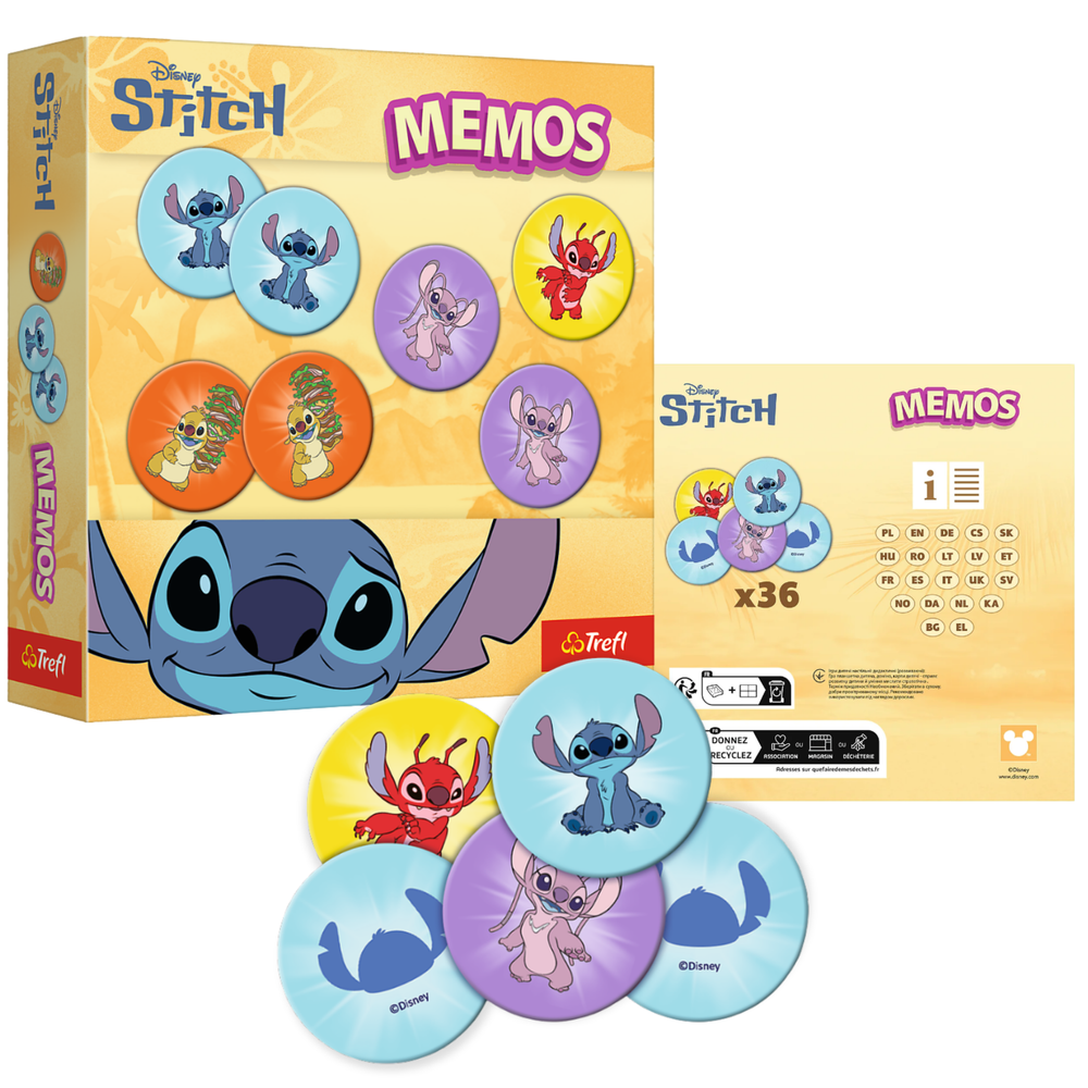 Trefl atminties žaidimas „Lilo ir Stitch“