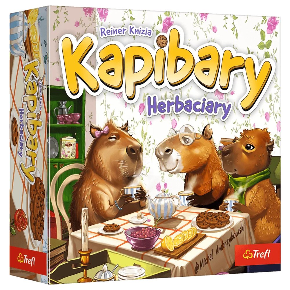 Trefl „Capybaras Tea Party“ – šeimos strateginis žaidimas Trefl „Capybaras Tea Party“ – šeimos strateginis žaidimas