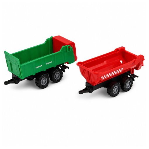Ūkio traktoriaus rinkinys su transporto priemonėmis