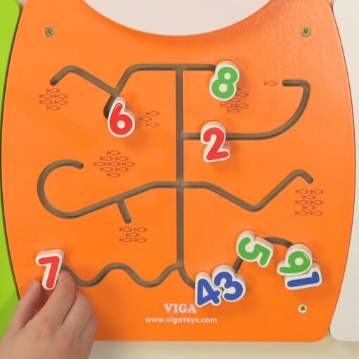 VIGA Montessori sensorinė manipuliacinė lenta „Katinas“