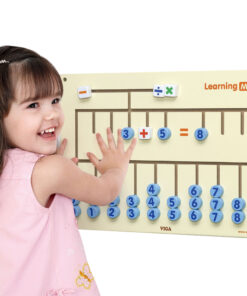 VIGA Montessori sensorinė skaičiavimo lenta su labirintu