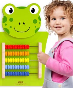 VIGA Montessori skaičiavimo lenta „Varlytė“
