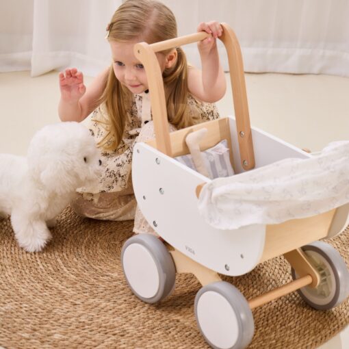 VIGA medinis lėlių vežimėlis su gondola PolarB