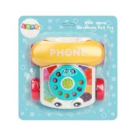Vaikiškas traukiamas žaislinis telefonas