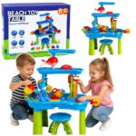 Vandens žaidimų stalas su kėdute ir aksesuarais