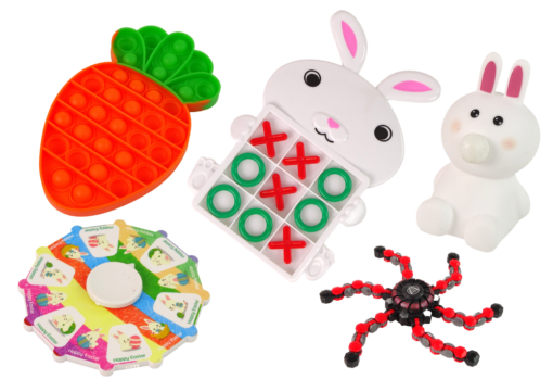 Velykinis fidget žaislų rinkinys – 24 sensoriniai ir anti‑stress elementai