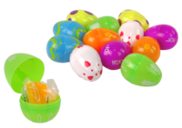 Velykinių kiaušinių rinkinys su squishy triušiukais