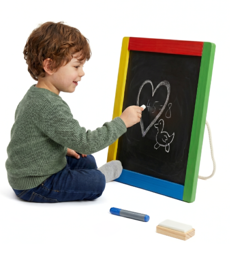 Viga dvipusė medinė edukacinė lenta – kreidinė ir magnetinė Viga dvipusė medinė edukacinė lenta – kreidinė ir magnetinė
