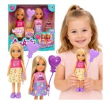 WOOPIE Ankiki „Happy Birthday“ mini lėlių rinkinys su balionais