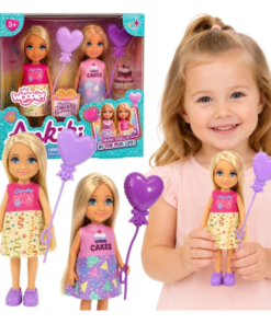 WOOPIE Ankiki „Happy Birthday“ mini lėlių rinkinys su balionais